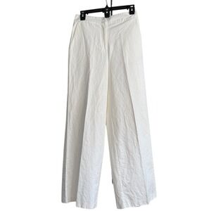 BCBGMAXAZRIA Womens White Wide Leg ants Size XS